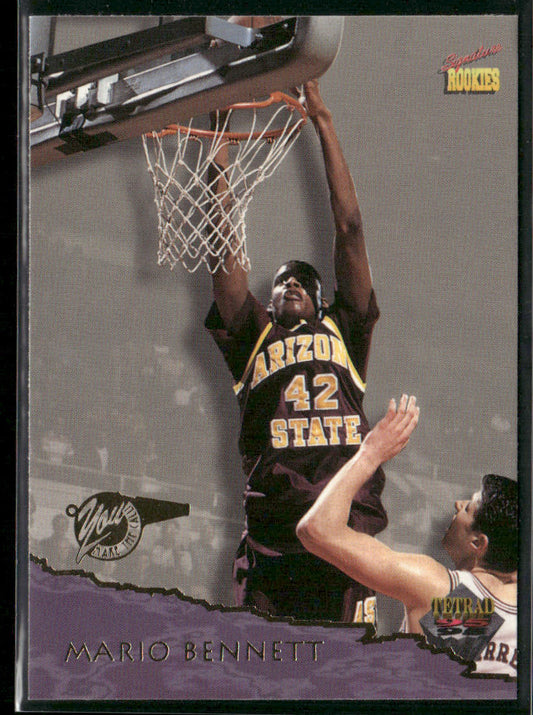 Mario Bennett 1995 Signature Rookies Tetrad #30 Phoenix Suns