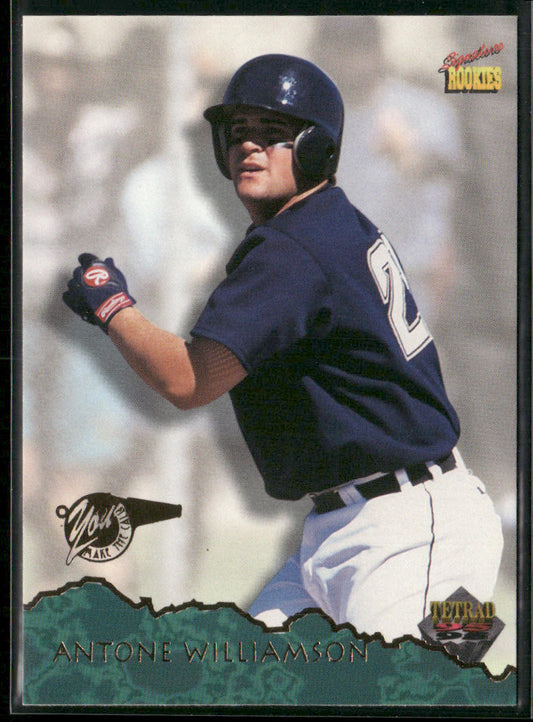 Antone Williamson 1995 Signature Rookies Tetrad #41 Milwaukee Brewers