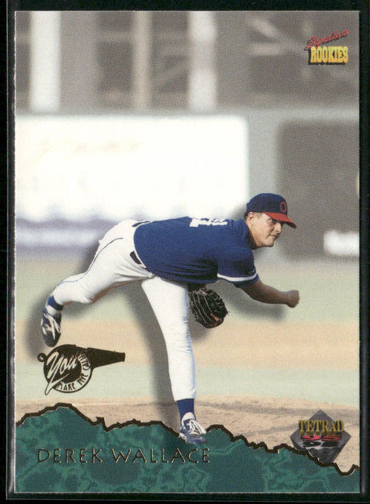 Derek Wallace 1995 Signature Rookies Tetrad #42 New York Mets
