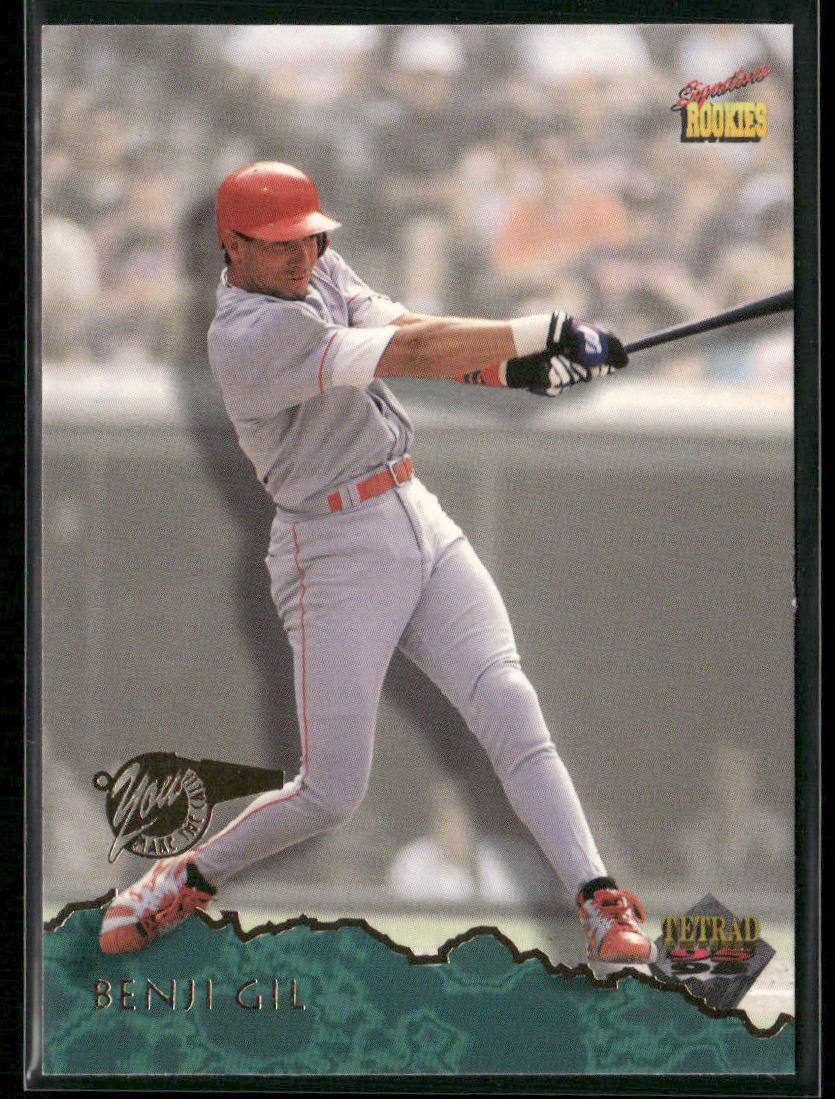 Benji Gil 1995 Signature Rookies Tetrad #44 Texas Rangers