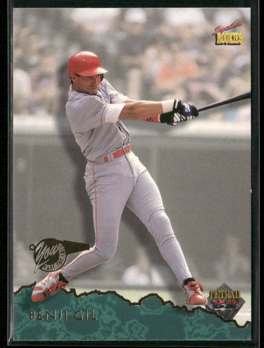 Benji Gil 1995 Signature Rookies Tetrad #44 Texas Rangers