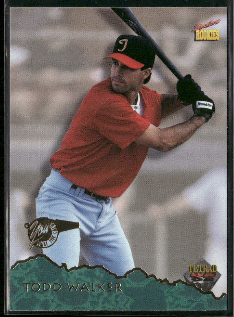Todd Walker 1995 Signature Rookies Tetrad #45 Minnesota Twins