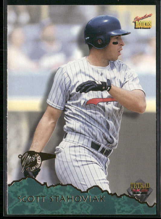 Scott Stahoviak 1995 Signature Rookies Tetrad #47 Minnesota Twins