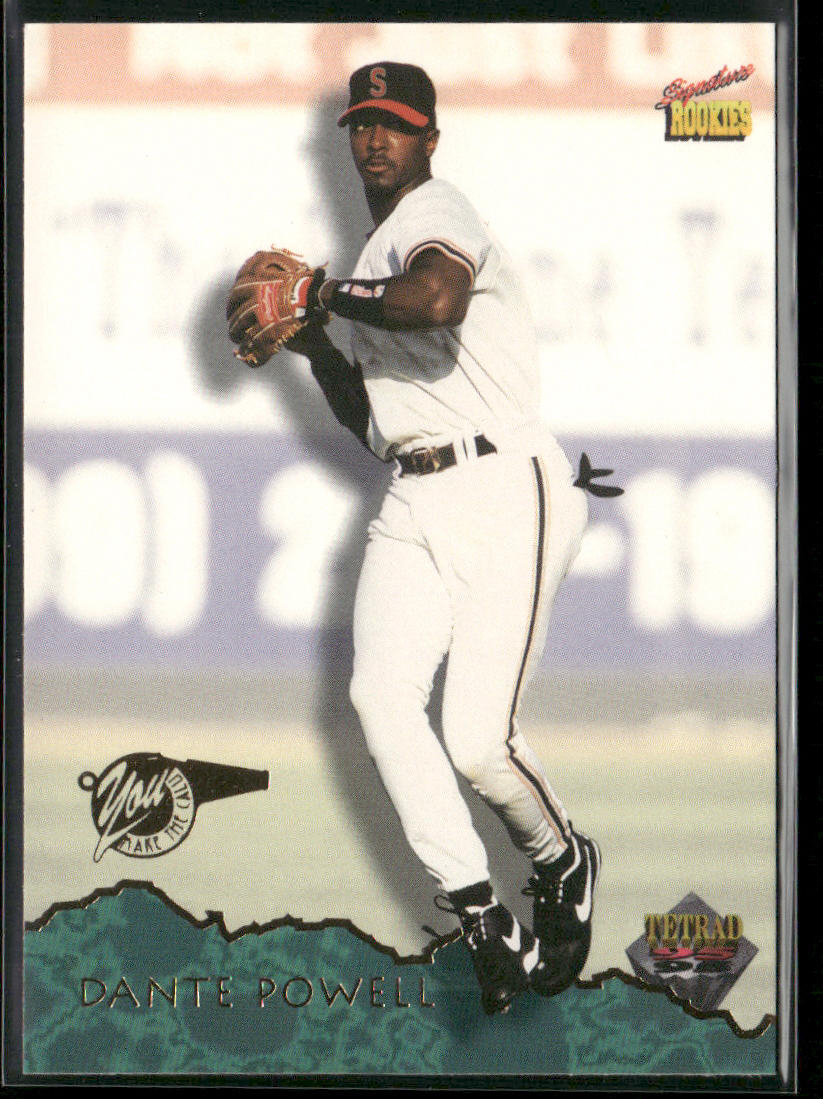 Dante Powell 1995 Signature Rookies Tetrad #49 San Francisco Giants
