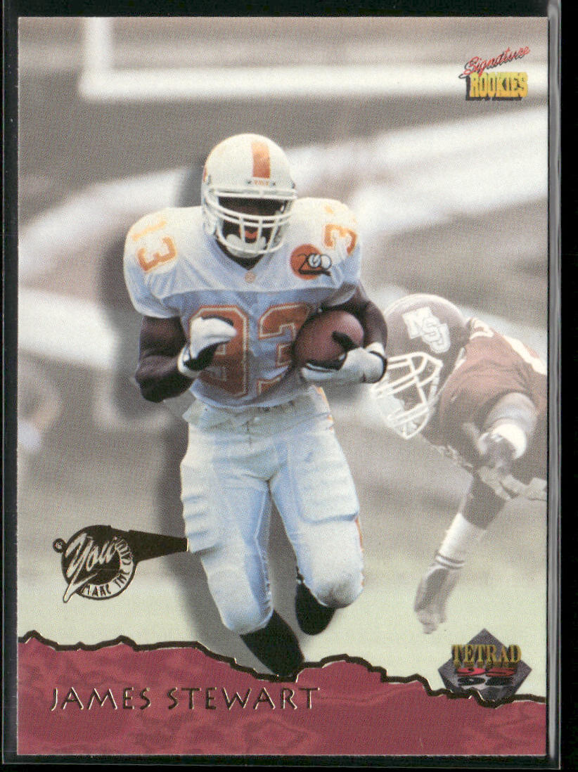 James Stewart 1995 Signature Rookies Tetrad #51 Jacksonville Jaguars