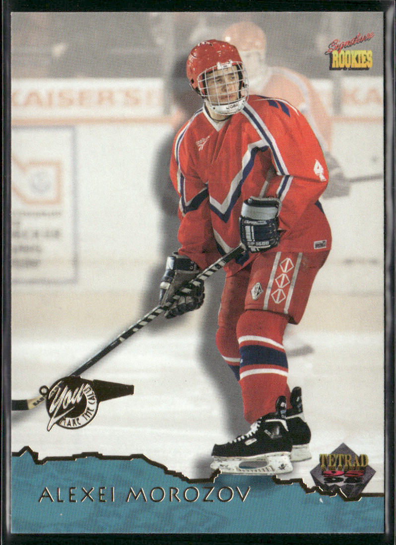Alexei Morozov 1995 Signature Rookies Tetrad #61 Soviet Wings