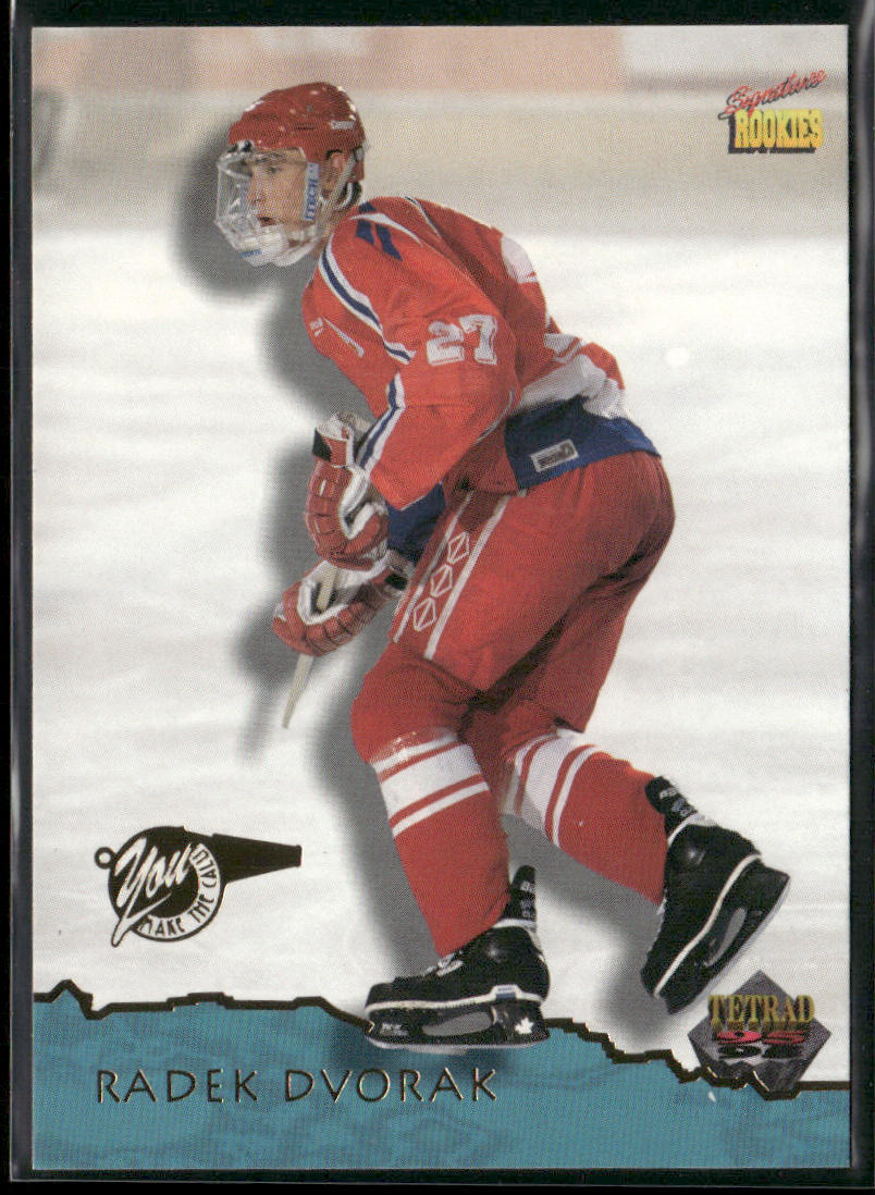 Radek Dvorak 1995 Signature Rookies Tetrad #62 Ceske Budejovice