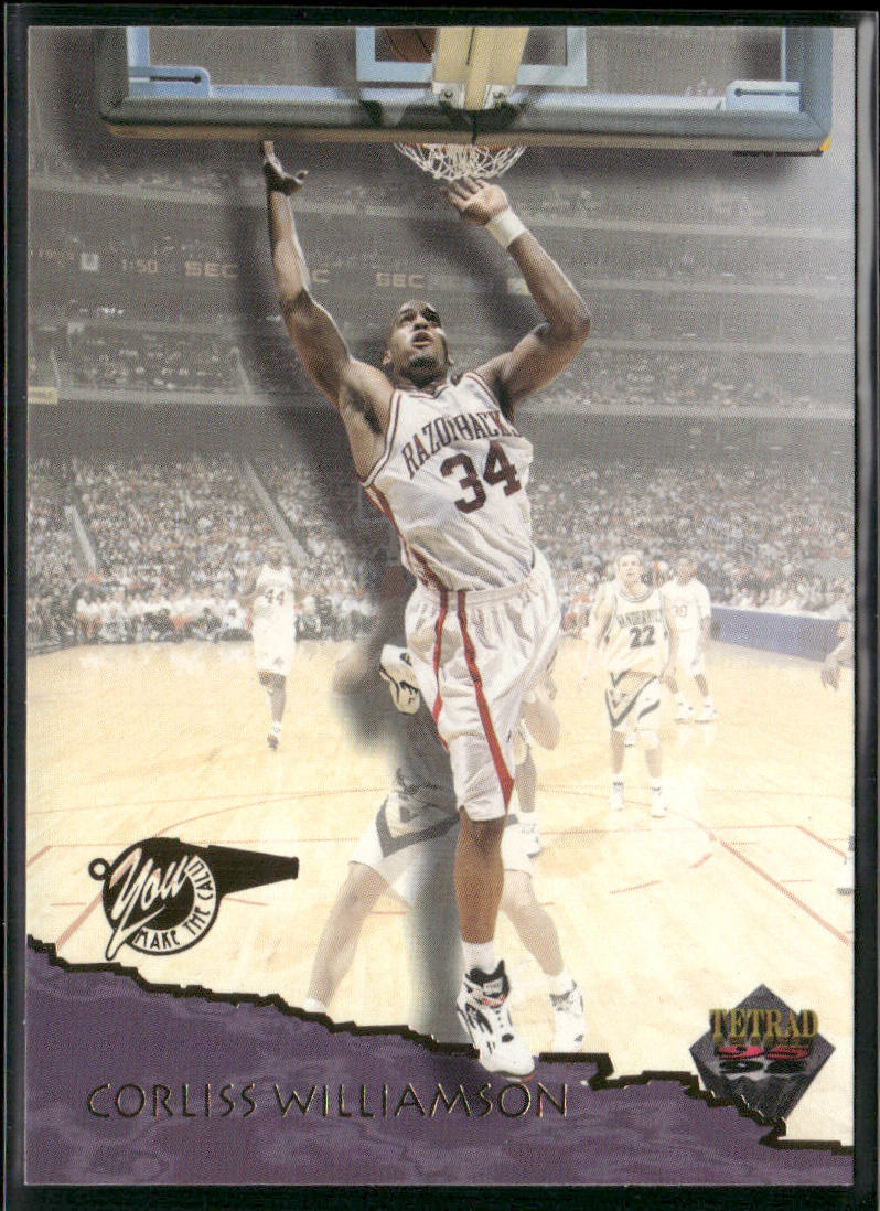 Corliss Williamson 1995 Signature Rookies Tetrad #63 Arkansas Razorbacks