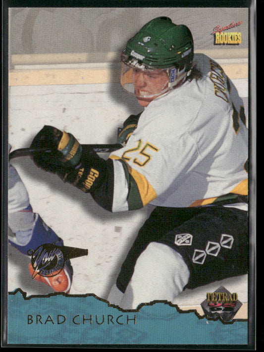 Brad Church 1995 Signature Rookies Tetrad #68 Prince Albert Raiders