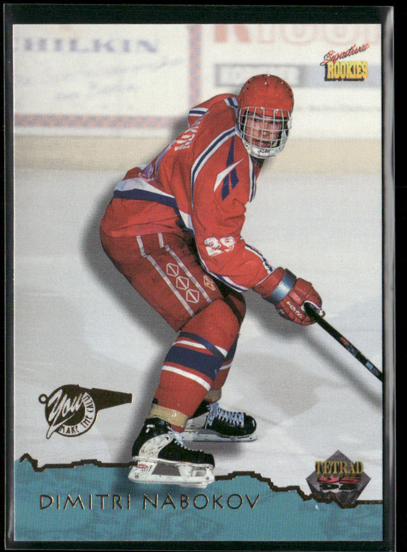 Dmitri Nabokov 1995 Signature Rookies Tetrad #70 Krylya Sovetov
