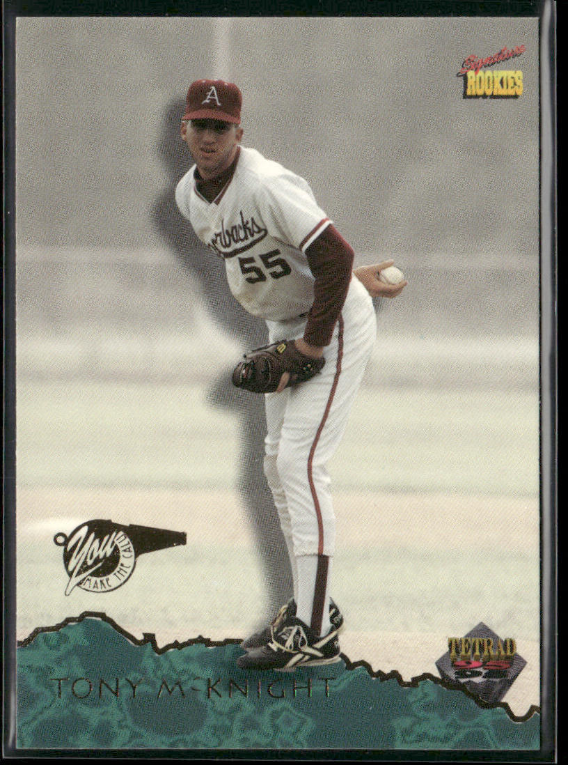 Tony McKnight 1995 Signature Rookies Tetrad #71 Houston Astros