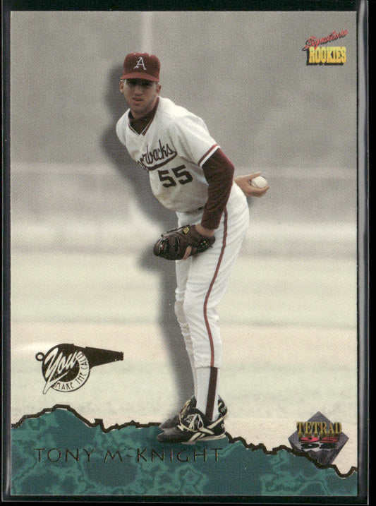 Tony McKnight 1995 Signature Rookies Tetrad #71 Houston Astros