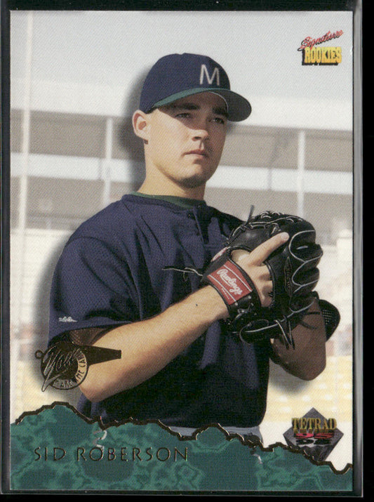 Sid Roberson 1995 Signature Rookies Tetrad #76 Milwaukee Brewers