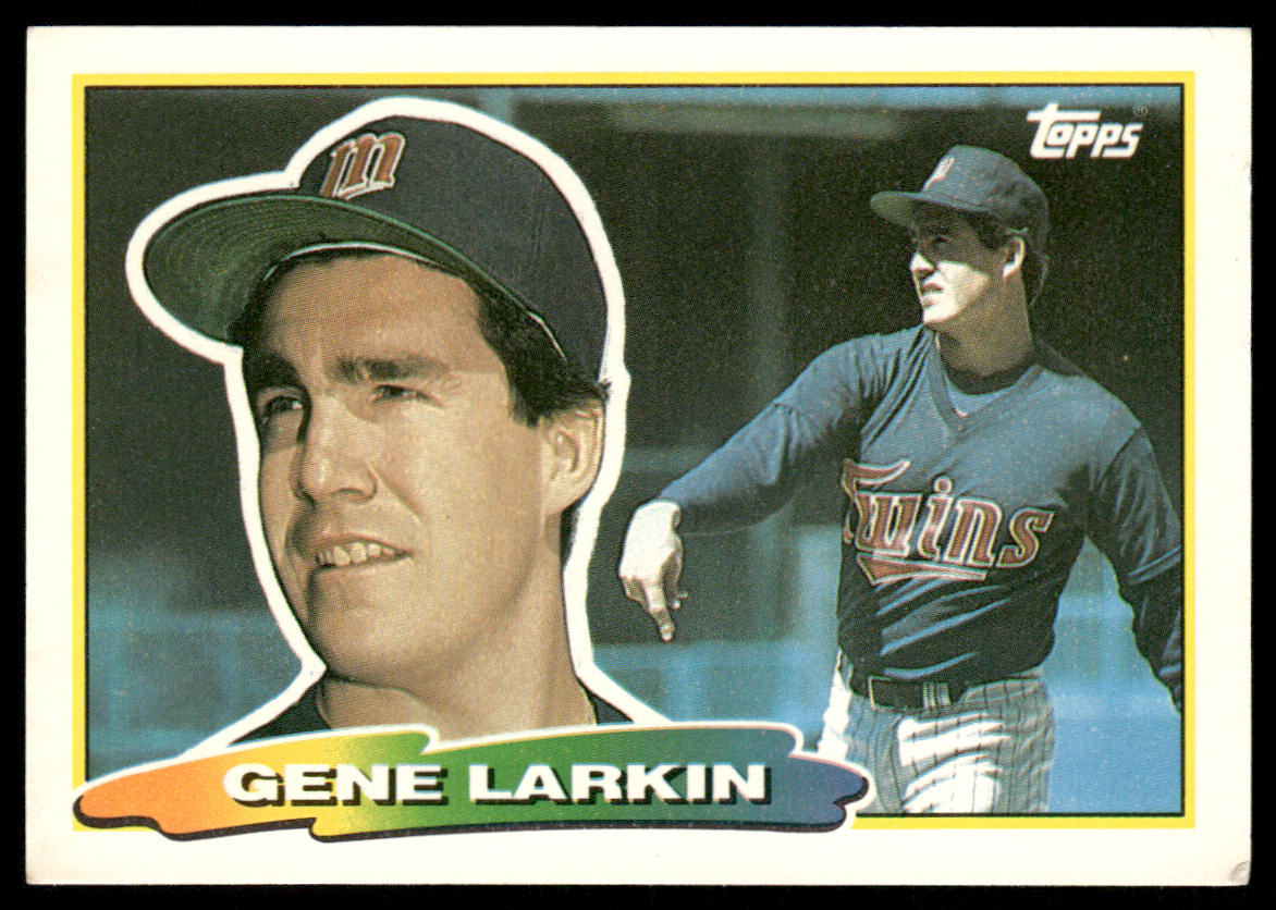 Gene Larkin 1988 Topps Big #264a Minnesota Twins