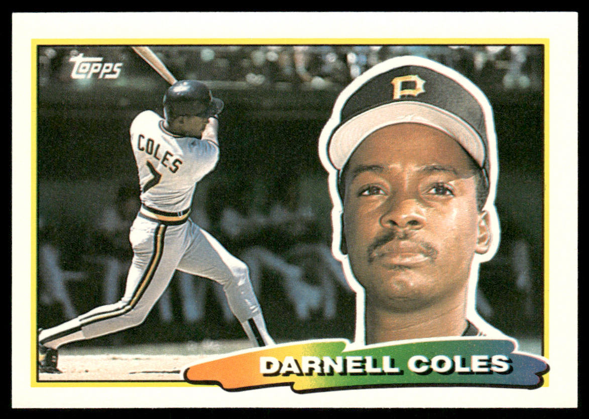 Darnell Coles 1988 Topps Big #255b Pittsburgh Pirates