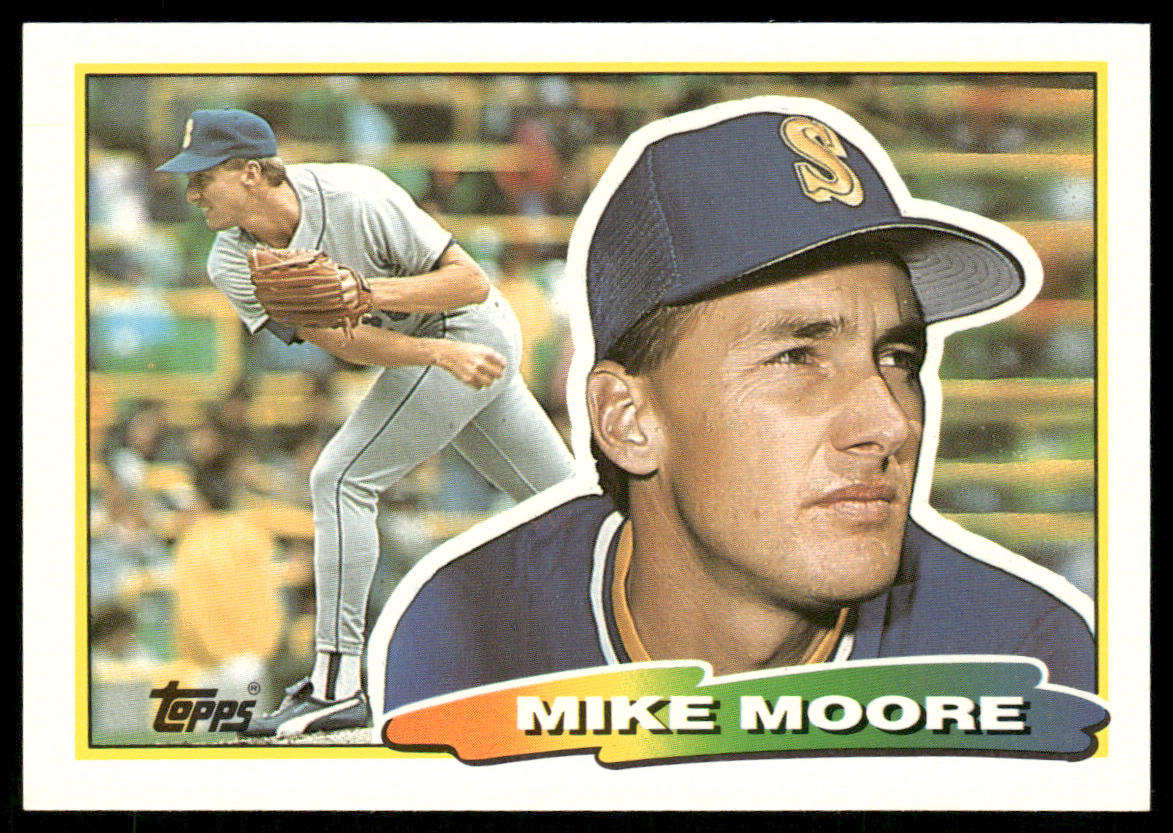 Mike Moore 1988 Topps Big #241a Seattle Mariners