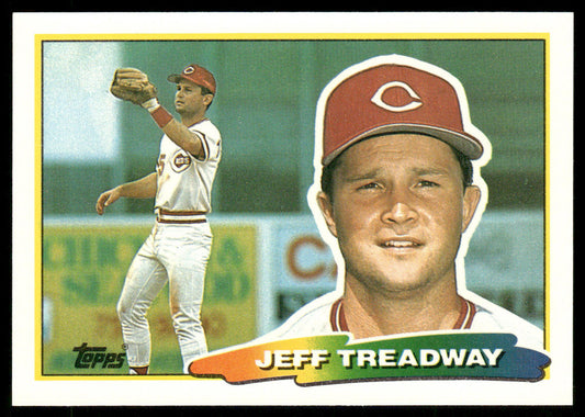 Jeff Treadway 1988 Topps Big #214 Cincinnati Reds