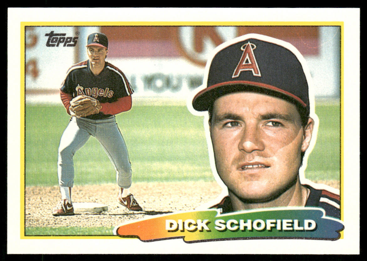 Dick Schofield 1988 Topps Big #204b California Angels