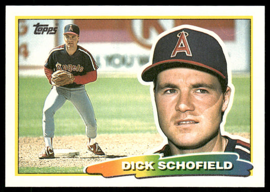 Dick Schofield 1988 Topps Big #204b California Angels