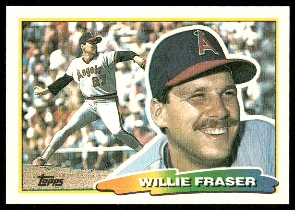 Willie Fraser 1988 Topps Big #183b California Angels