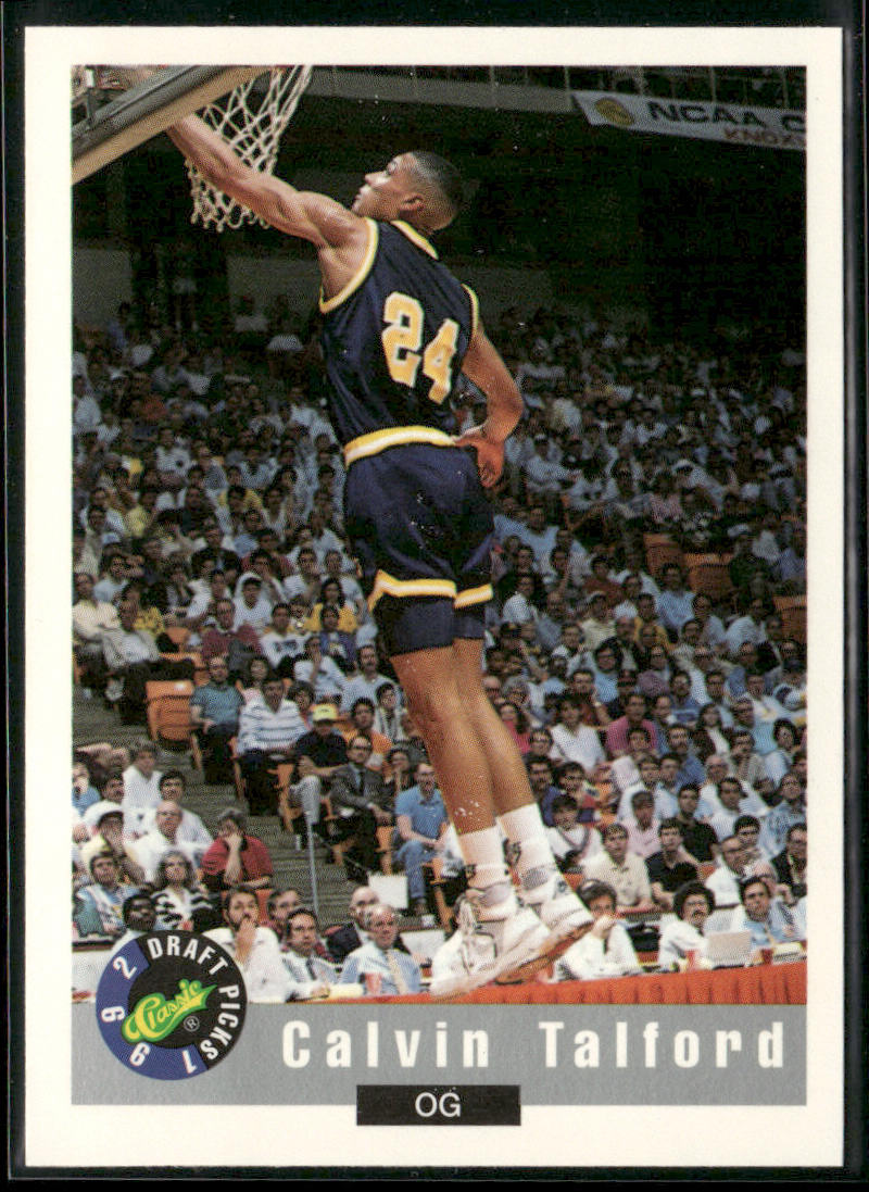 Calvin Talford 1992 Classic Draft Picks #94 East Tennessee State Buccaneers