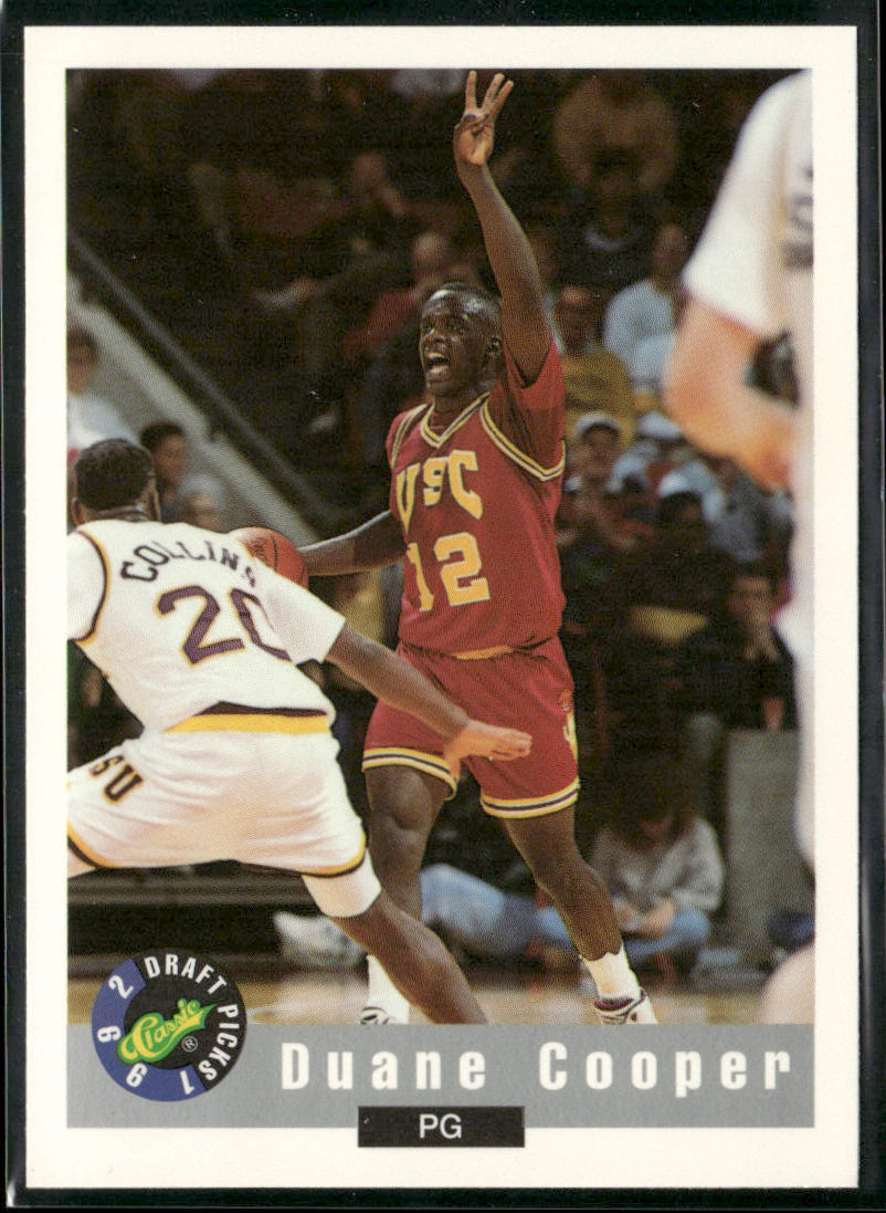 Duane Cooper 1992 Classic Draft Picks #72