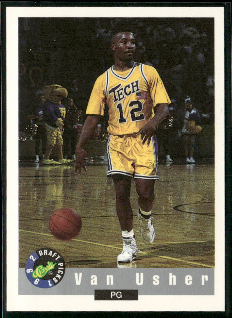 Van Usher 1992 Classic Draft Picks #70 Tennessee Tech Golden Eagles
