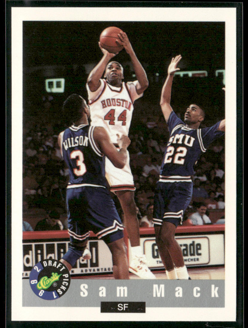 Sam Mack 1992 Classic Draft Picks #67 Houston Cougars
