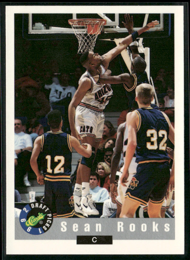 Sean Rooks 1992 Classic Draft Picks #58