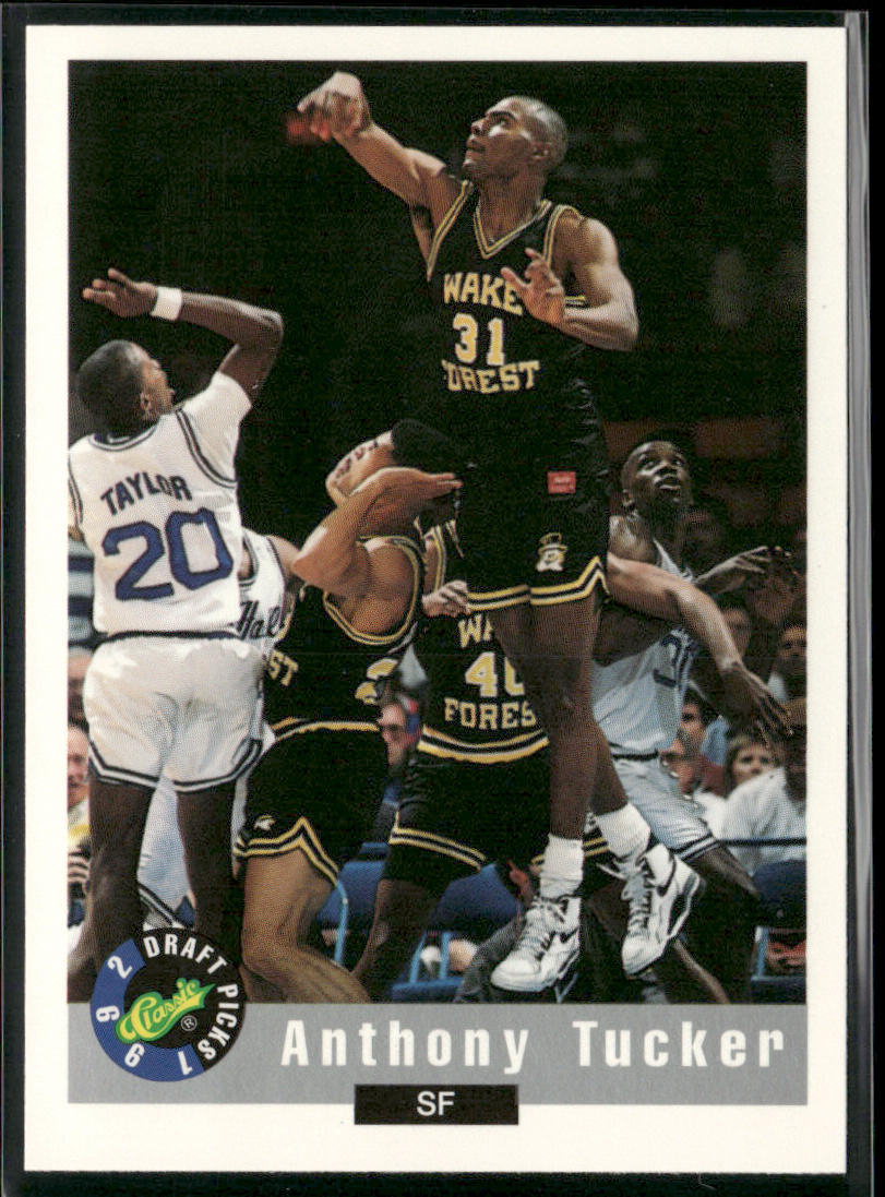 Anthony Tucker 1992 Classic Draft Picks #40 Wake Forest Demon Deacons