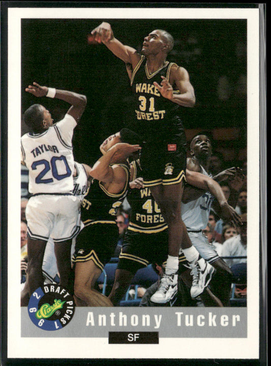Anthony Tucker 1992 Classic Draft Picks #40 Wake Forest Demon Deacons