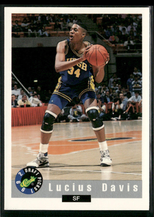Lucius Davis 1992 Classic Draft Picks #36 UC Santa Barbara Gauchos