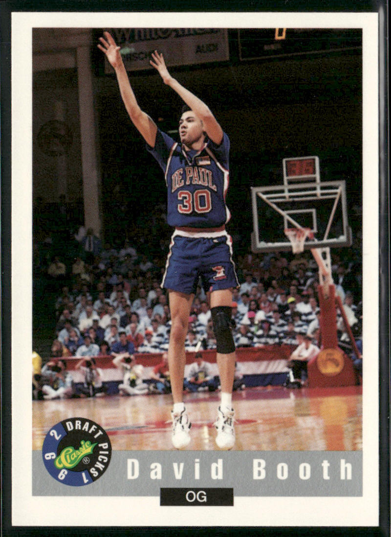 David Booth 1992 Classic Draft Picks #23 DePaul Blue Demons