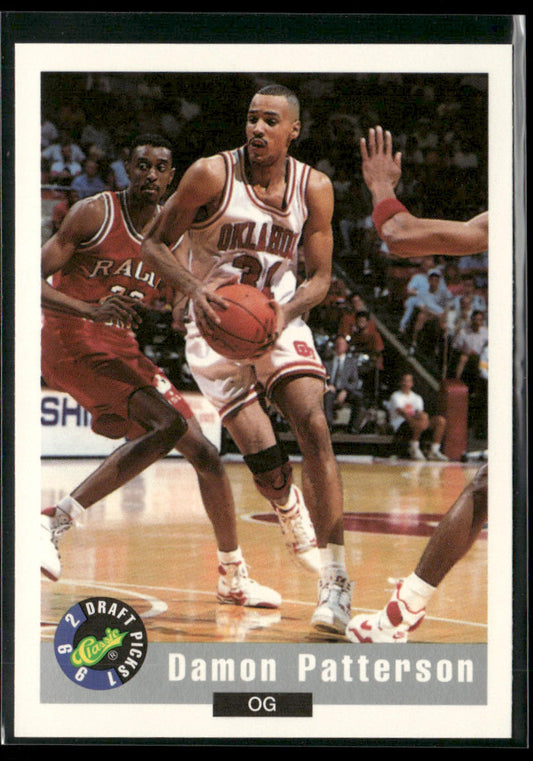 Damon Patterson 1992 Classic Draft Picks #18 Oklahoma Sooners