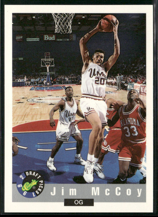 Jim McCoy 1992 Classic Draft Picks #17 UMass Minutemen