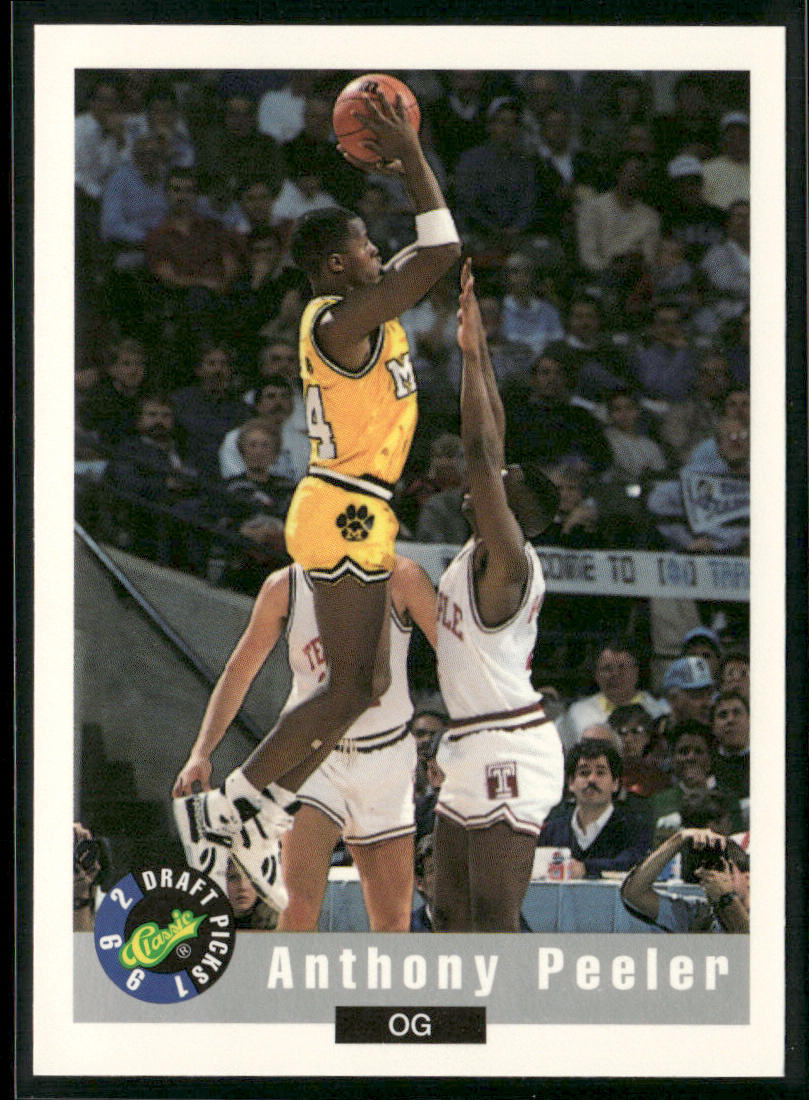 Anthony Peeler 1992 Classic Draft Picks #13