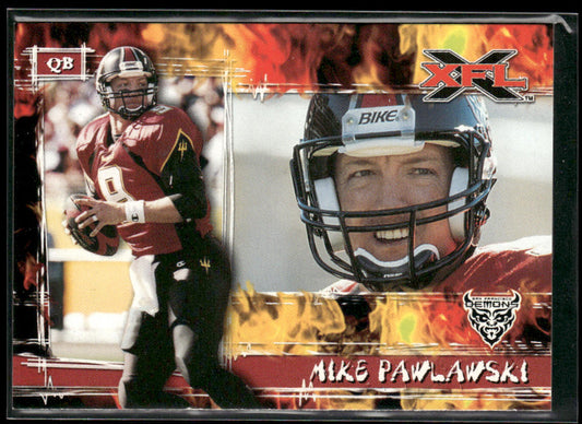 Mike Pawlawski 2001 Topps XFL #1 San Francisco Demons