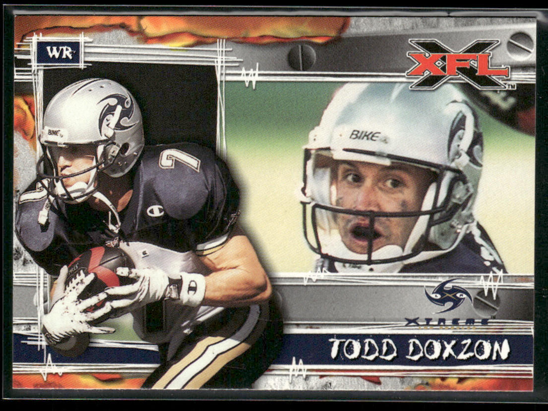 Todd Doxzon 2001 Topps XFL #2 Los Angeles Xtreme