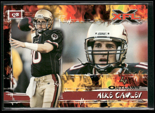 Mike Cawley 2001 Topps XFL #6 Las Vegas Outlaws