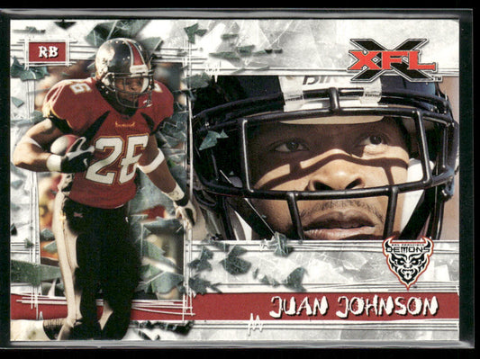 Juan Johnson 2001 Topps XFL #9 San Francisco Demons