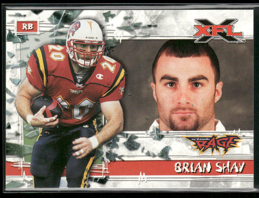 Brian Shay 2001 Topps XFL #14 Orlando Rage