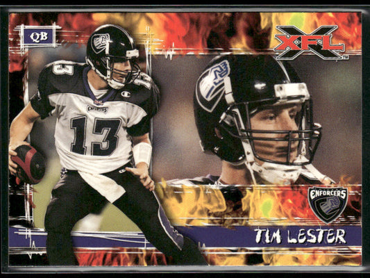 Tim Lester 2001 Topps XFL #17 Chicago Enforcers