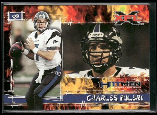 Charles Puleri 2001 Topps XFL #19 New York-New Jersey Hitmen