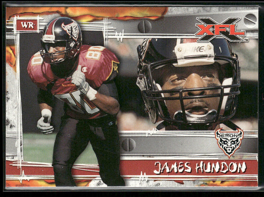 James Hundon 2001 Topps XFL #30 San Francisco Demons