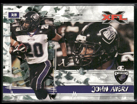 John Avery 2001 Topps XFL #31 Chicago Enforcers