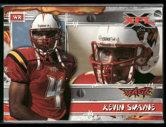Kevin Swayne 2001 Topps XFL #40 Orlando Rage