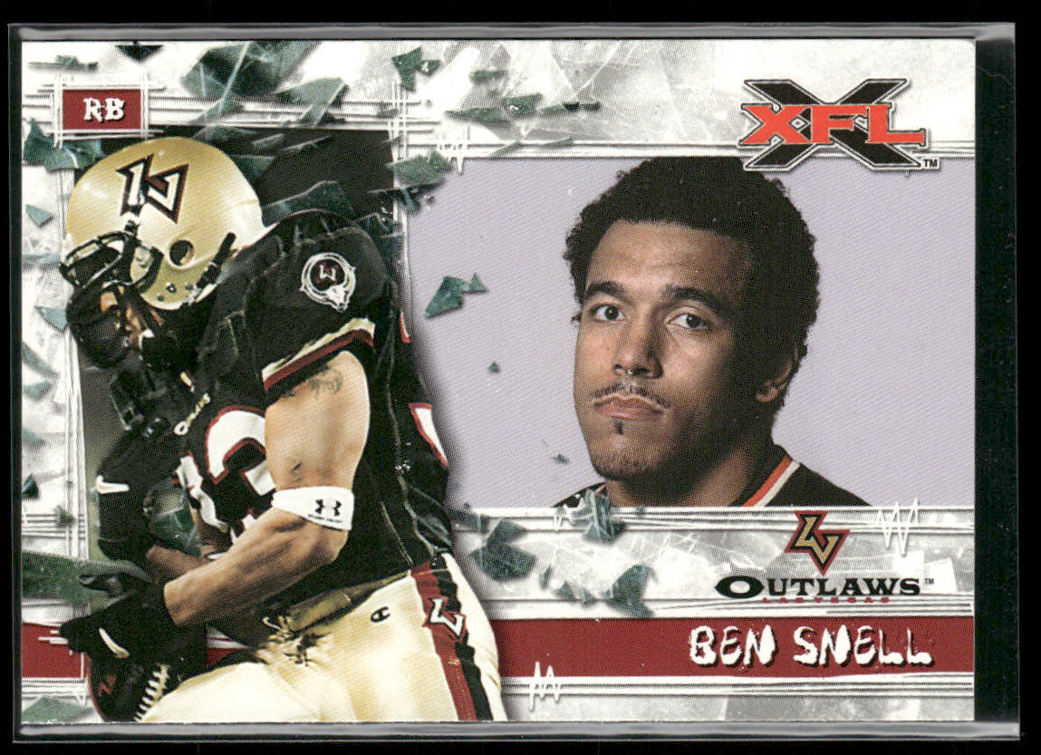 Ben Snell 2001 Topps XFL #41 Las Vegas Outlaws