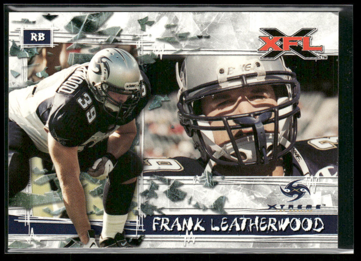 Frank Leatherwood 2001 Topps XFL #45 Los Angeles Xtreme