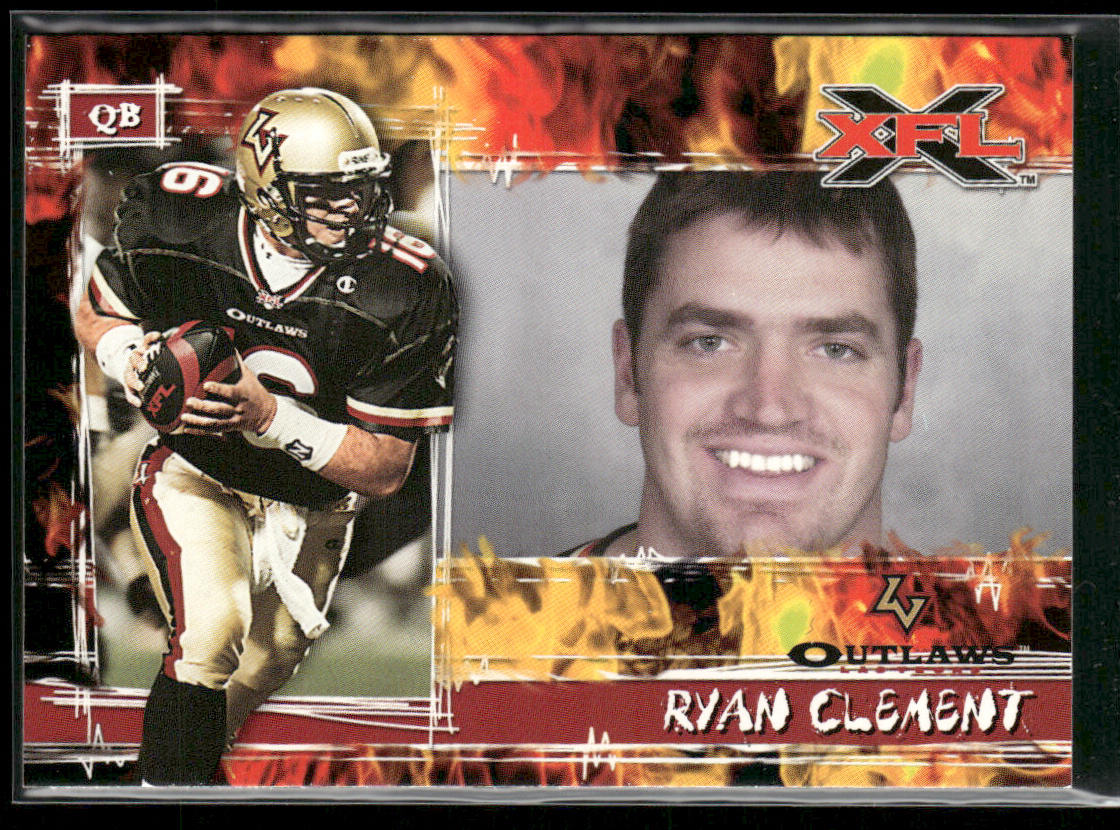 Ryan Clement 2001 Topps XFL #50 Las Vegas Outlaws