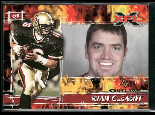 Ryan Clement 2001 Topps XFL #50 Las Vegas Outlaws